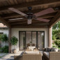 Ventilatore da soffitto per esterni Orbegozo CP74132 senza luce | 5 pale | 132 cm | 60W | 3 velocità | Per patii e spazi esterni Ventilatore da soffitto per esterni Orbegozo CP74132 senza luce | 5 pale | 132 cm | 60W | 3 velocità | Per patii e spazi esterni