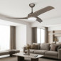 Ventilatore da soffitto Orbegozo con luce, telecomando e timer, marrone | Eleganza e funzionalità