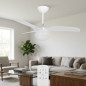 Orbegozo 120cm Ceiling Fan with Remote Control, 3 Blades, 3 Speeds, White