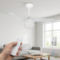 Ventilador de Techo 120 cm con Mando a Distancia Orbegozo, 3 Palas, 3 Velocidades, Blanco