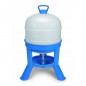 Tränke für Hühner 30 Liter Kunststoff mit Beinen | 46x72 cm | Tränke für 15-18 Geflügel | Robustes Plastik | Blau Tränke für Hühner 30 Liter Kunststoff mit Beinen | 46x72 cm | Tränke für 15-18 Geflügel | Robustes Plastik | Blau