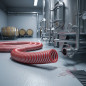 Mangueira de 50 m com diâmetro interno de 30 mm e diâmetro externo de 37 mm | Sucção e distribuição de bebidas e vinhos Mangueira de 50 m com diâmetro interno de 30 mm e diâmetro externo de 37 mm | Sucção e distribuição de bebidas e vinhos