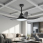 Ventilateur de plafond avec éclairage LED et télécommande, 35 W A+ | Ventilateur de plafond