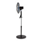 Orbegozo 40cm Silent Pedestal Fan with 3 Speeds, 60W | Oscillating and 5 Blades | Adjustable Height 150cm | Timer