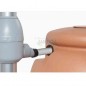 Deposito de agua 300 Litros | Anfora Jardin 300 L con Grifo | Deposito Agua de Lluvia 68x129 cm | Depositos de Agua Decorativos