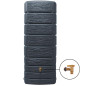Grey Rainwater Tank 500 Liters | Decorative Tank 75x51x184 cm | Rainwater Storage Container