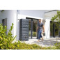 Grey Rainwater Tank 500 Liters | Decorative Tank 75x51x184 cm | Rainwater Storage Container