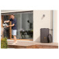 Regenwassertank in Holzoptik, 230 Liter | Dekorativer Tank, 57 x 93 cm | Regenwasserspeicher