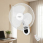 Orbegozo Oszillierender Wandventilator | 40-W-Elektroventilator mit Fernbedienung | Wandventilator Orbegozo Oszillierender Wandventilator | 40-W-Elektroventilator mit Fernbedienung | Wandventilator