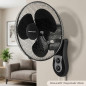 Orbegozo Oscillating Wall Fan | 40W Electric Fan with Timer and 3 Speeds | Wall Mounted Fan Orbegozo Oscillating Wall Fan | 40W Electric Fan with Timer and 3 Speeds | Wall Mounted Fan