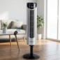 Orbegozo ionic tower fan, remote control, digital display, 3 speeds, 45W. Orbegozo ionic tower fan, remote control, digital display, 3 speeds, 45W.