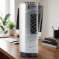 Orbegozo Mini Tower Desktop Fan, 30W, Gray and Black | Compact Fan | Cool Air