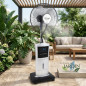 Ventilatore nebulizzatore/umidificatore con telecomando, 3 velocità, 100W | Aria fresca Ventilatore nebulizzatore/umidificatore con telecomando, 3 velocità, 100W | Aria fresca