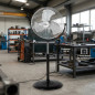 Ventilatore industriale a piantana Orbegozo, 3 velocità, 155 W, nero e argento | Ventilatore industriale | Aria fredda Ventilatore industriale a piantana Orbegozo, 3 velocità, 155 W, nero e argento | Ventilatore industriale | Aria fredda
