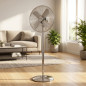 Orbegozo Design-Standventilator, 60 W, Silber, höhenverstellbar, oszillierend | Standventilator | Kühle Luft Orbegozo Design-Standventilator, 60 W, Silber, höhenverstellbar, oszillierend | Standventilator | Kühle Luft