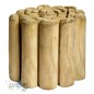 Borda de madeira flexível 40 x 7 x 250 cm, ideal para decoração e delimitação de jardins