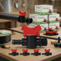 Pack 50 Llave 16mm Riego | Llave goteo 16 mm x 3/4'' | Llave de paso Riego 16 mm | Valvula tuberia riego por goteo 16mm