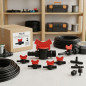 Pack of 50 16mm Irrigation Valves | 16mm x 3/4" Drip Irrigation Valves | 16mm Irrigation Stop Valves | 16mm Drip Irrigation Pipe