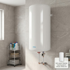 Termo Eléctrico 100L Edesa ONE100L, 1500W | Calentador de Agua | Agua Caliente Eficiente