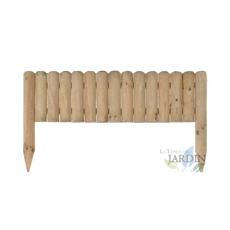 Bordura per Recinzioni in legno Vampire, 40 x 7 x 105 cm, in Legno Trattato per Esterni