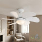 Ventilateur de plafond FM, 80 cm, 50 W, lumière, blanc | Ventilateur de plafond | Design compact Ventilateur de plafond FM, 80 cm, 50 W, lumière, blanc | Ventilateur de plafond | Design compact