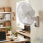Ventilador de parede oscilante Bastilipo | Ventilador elétrico de 45 W com controle remoto | Ventilador de parede Ventilador de parede oscilante Bastilipo | Ventilador elétrico de 45 W com controle remoto | Ventilador de parede
