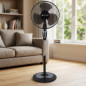 Grunkel Pedestal Fan, 50W, 3 Speeds, 60 min Timer | Cool Air | Adjustable Height Grunkel Pedestal Fan, 50W, 3 Speeds, 60 min Timer | Cool Air | Adjustable Height