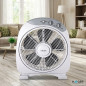 Ventilateur de sol Haeger, d'un diamètre de 30,5 cm, 40W, 3 vitesses