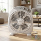 Ventilatore da pavimento HAEGER con un diametro di 30,5 cm, potenza 40W, 3 velocità.
