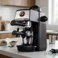 Grunkel Espressomaschine | 5 Bar Druck | 4 Tassen Fassungsvermögen | Intensiver Espresso für zu Hause | Kompaktes Design Grunkel Espressomaschine | 5 Bar Druck | 4 Tassen Fassungsvermögen | Intensiver Espresso für zu Hause | Kompaktes Design