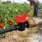 Pack 5 Llave 16mm Riego | Llave goteo 16 mm x 1/2'' | Llave de paso Riego 16 mm | Valvula tuberia riego por goteo 16mm