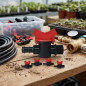 Pack 5 Llave 16mm Riego | Llave goteo 16 mm x 1/2'' | Llave de paso Riego 16 mm | Valvula tuberia riego por goteo 16mm