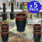 Ugelli diffusori per irrigazione | 5 ugelli Toro T-VAN12 con filettatura maschio | Ugelli regolabili da 3,7 m per irrigatori Ugelli diffusori per irrigazione | 5 ugelli Toro T-VAN12 con filettatura maschio | Ugelli regolabili da 3,7 m per irrigatori