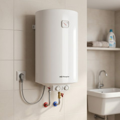 Aquecedor de água elétrico Orbegozo, 100 litros, máx. 75 °C, instalação vertical, baixo consumo, 1500 W