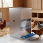 Automatischer Futterautomat für 15 Hennen | Fassungsvermögen 40 kg | Hühnerbehälter 50 x 40 x 60 cm Automatischer Futterautomat für 15 Hennen | Fassungsvermögen 40 kg | Hühnerbehälter 50 x 40 x 60 cm