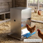 Automatic feeder for 6 chickens | Capacity 12 kg | Chicken hopper 30x43x43 cm