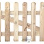 Porte en bois classique jardin 80 x 100 cm, en bois traité pour l'extérieur Porte en bois classique jardin 80 x 100 cm, en bois traité pour l'extérieur