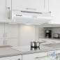 Orbegozo Standard White Cooker Hood | 60W | LED Lighting | Smoke Extraction | 60cm Wide