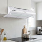 Cappa aspirante standard Orbegozo bianca | 80W | Illuminazione a LED | Aspirazione fumi | Larghezza 60 cm Cappa aspirante standard Orbegozo bianca | 80W | Illuminazione a LED | Aspirazione fumi | Larghezza 60 cm