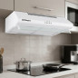 Cappa aspirante standard Orbegozo bianca | 80W | Illuminazione a LED | Aspirazione fumi | Larghezza 60 cm Cappa aspirante standard Orbegozo bianca | 80W | Illuminazione a LED | Aspirazione fumi | Larghezza 60 cm