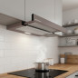 Orbegozo Teleskop-Dunstabzugshaube, braun | 65 W | LED-Beleuchtung | Rauchabsaugung | 60 x 28–45 x 19,25 cm