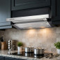 Coifa telescópica Orbegozo | 65 W | Iluminação LED | Extração de fumaça | 60 x 28,3-45,3 x 21,5 cm Coifa telescópica Orbegozo | 65 W | Iluminação LED | Extração de fumaça | 60 x 28,3-45,3 x 21,5 cm