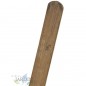 Poste de Madera con arco 80x7x7 cm | Tutor sin Punta de madera de pino | Poste para Vallas, Jardin y Plantas Poste de Madera con arco 80x7x7 cm | Tutor sin Punta de madera de pino | Poste para Vallas, Jardin y Plantas