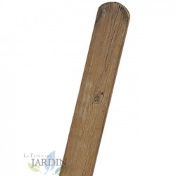  Holzpfosten mit Bogen 7 x 7 cm, Höhe 100 cm