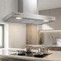 Orbegozo Dunstabzugshaube aus Edelstahl | 190 W | LED-Beleuchtung | Rauchabsaugung | 90 x 50 x 58–116 cm Orbegozo Dunstabzugshaube aus Edelstahl | 190 W | LED-Beleuchtung | Rauchabsaugung | 90 x 50 x 58–116 cm