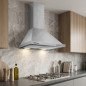Orbegozo Stainless Steel Extractor Hood | 190W | LED Lighting | Smoke Extraction | 70cm Wide Orbegozo Stainless Steel Extractor Hood | 190W | LED Lighting | Smoke Extraction | 70cm Wide