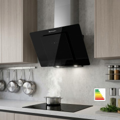 Cappa in vetro decorativo Orbegozo 300W. Classe energetica A. Dimensioni: 69,5 x 40,5 x 47 cm.