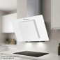 Sino de vidro branco Orbegozo | 210 W | Iluminação LED | Extração de fumaça | 89,5 x 40,5 x 47 cm Sino de vidro branco Orbegozo | 210 W | Iluminação LED | Extração de fumaça | 89,5 x 40,5 x 47 cm