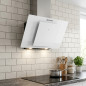 Orbegozo White Glass Bell | 210W | LED Lighting | Smoke Extraction | 69.5 x 40.5 x 47 cm