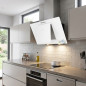 Campana in vetro bianco Orbegozo | 210W | Illuminazione a LED | Aspirazione fumo | 59,5 x 40,5 x 47 cm Campana in vetro bianco Orbegozo | 210W | Illuminazione a LED | Aspirazione fumo | 59,5 x 40,5 x 47 cm